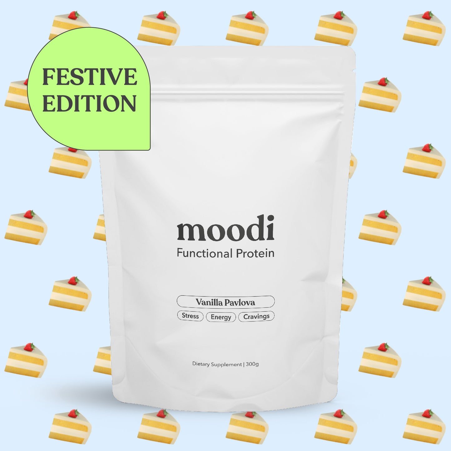 Vanilla Pavlova - Functional Protein - Moodi