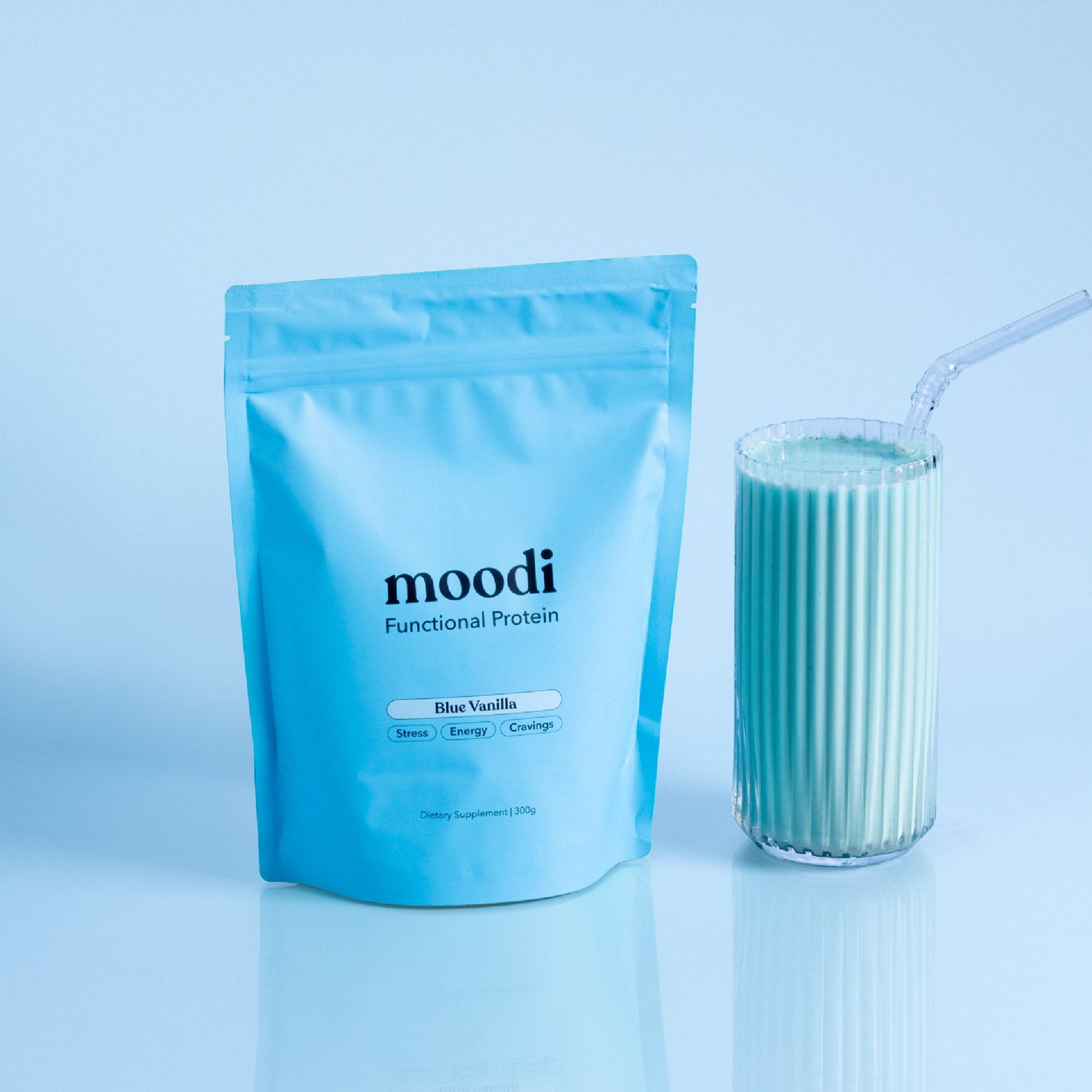Blue Vanilla - Functional Protein - Moodi