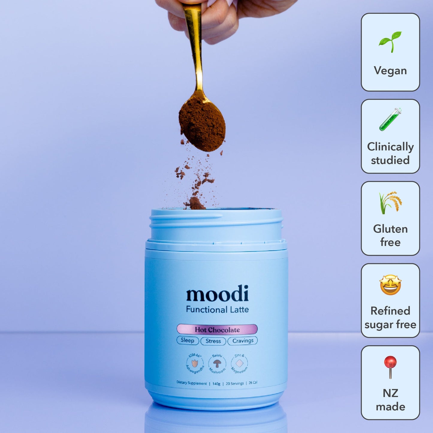 Hot Chocolate - Moodi - Functional Latte