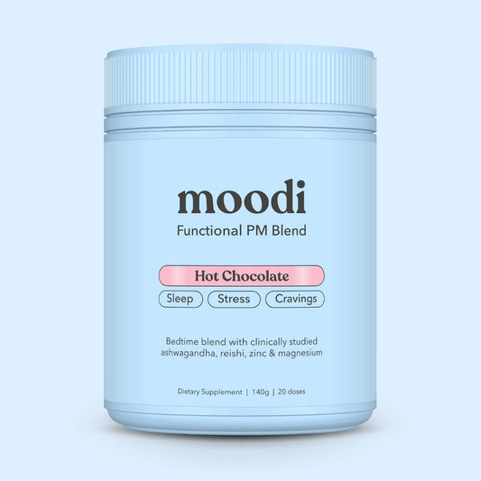 Hot Chocolate - PM Blend - For Sleep, Stress, Cravings - Moodi