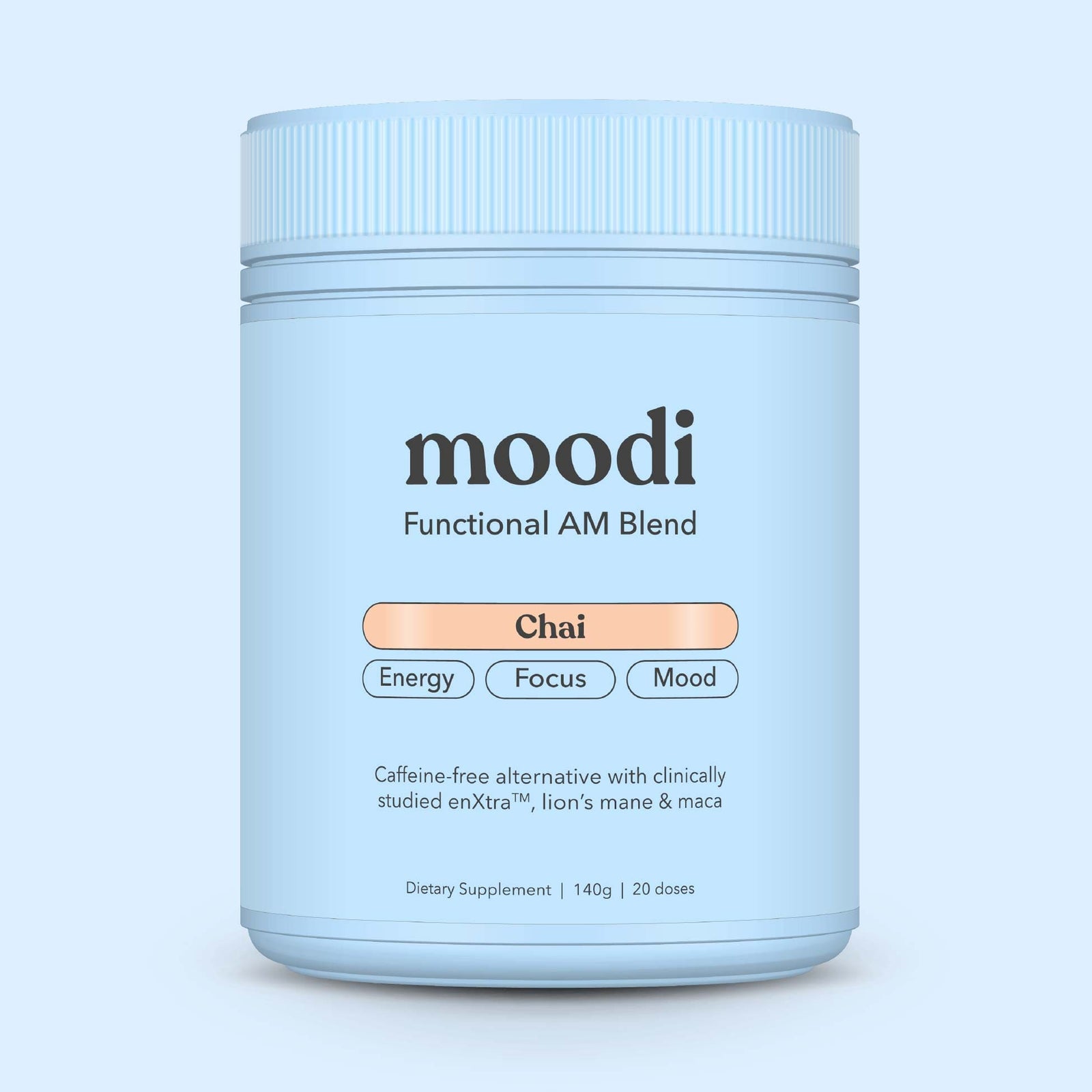 Moodi - Chai - Functional AM Blend - For energy, focus and mood