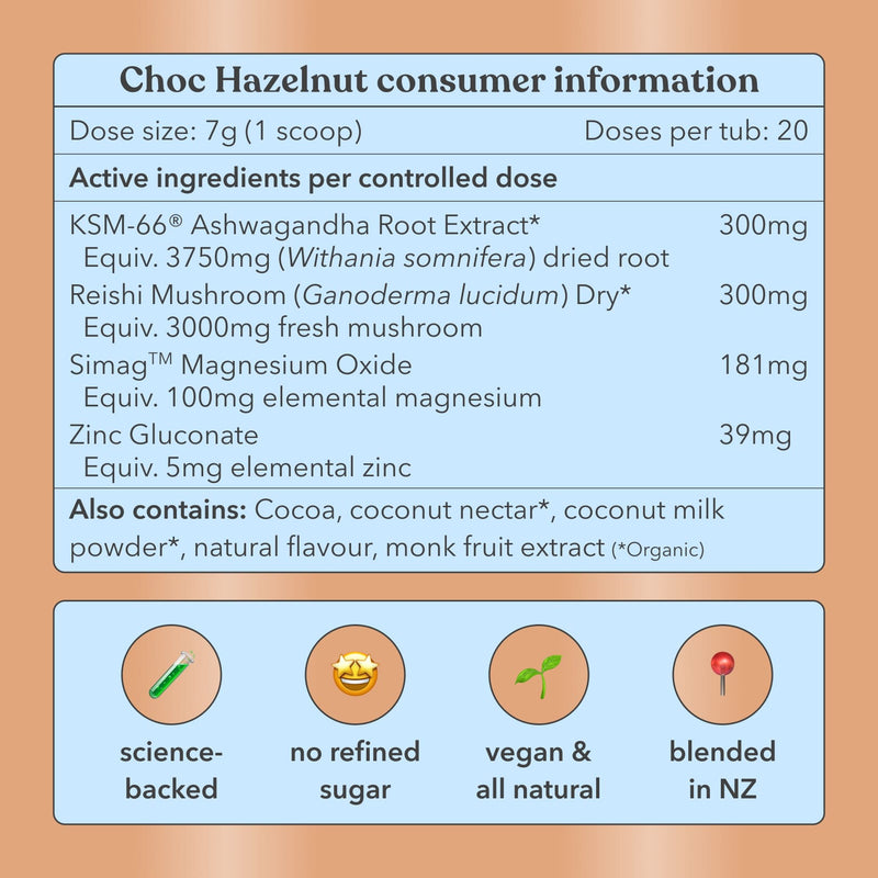 Choc Hazelnut Consumer Information
