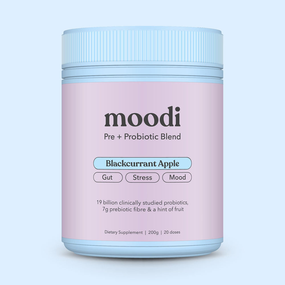 Blackcurrant Apple Pre + Probiotic Blend - Moodi - Gut, Stress, Mood
