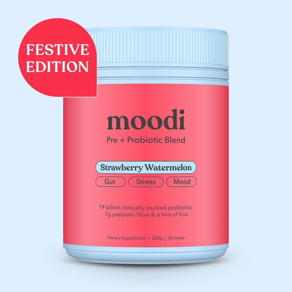 Moodi Strawberry Watermelon Pre + Probiotic Blend