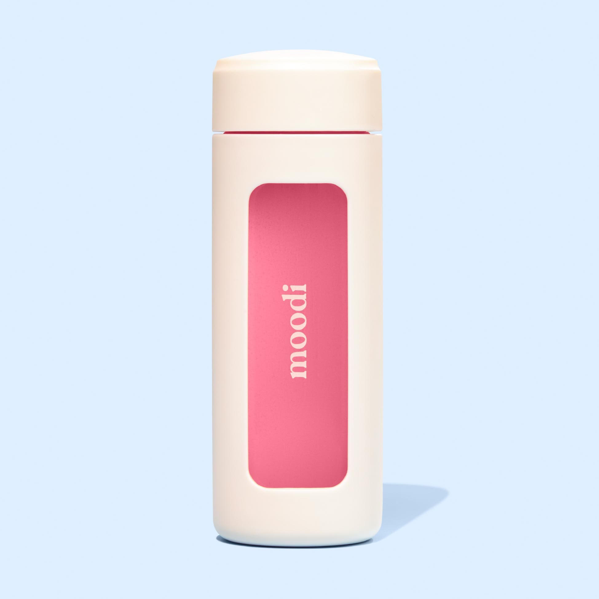 Moodi drink bottle with Pink Lemonade drink