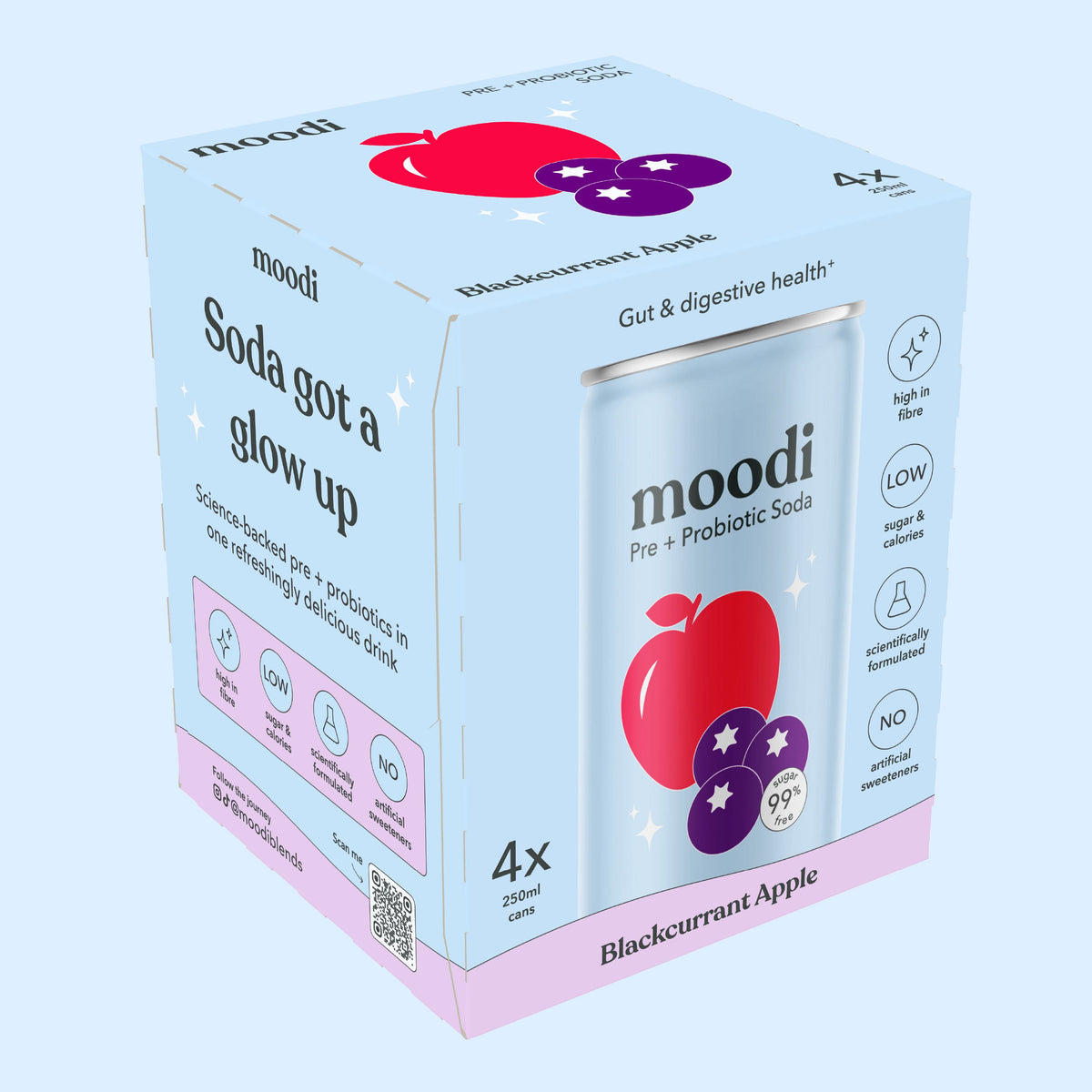 Pre + Probiotic Soda 4 Pack