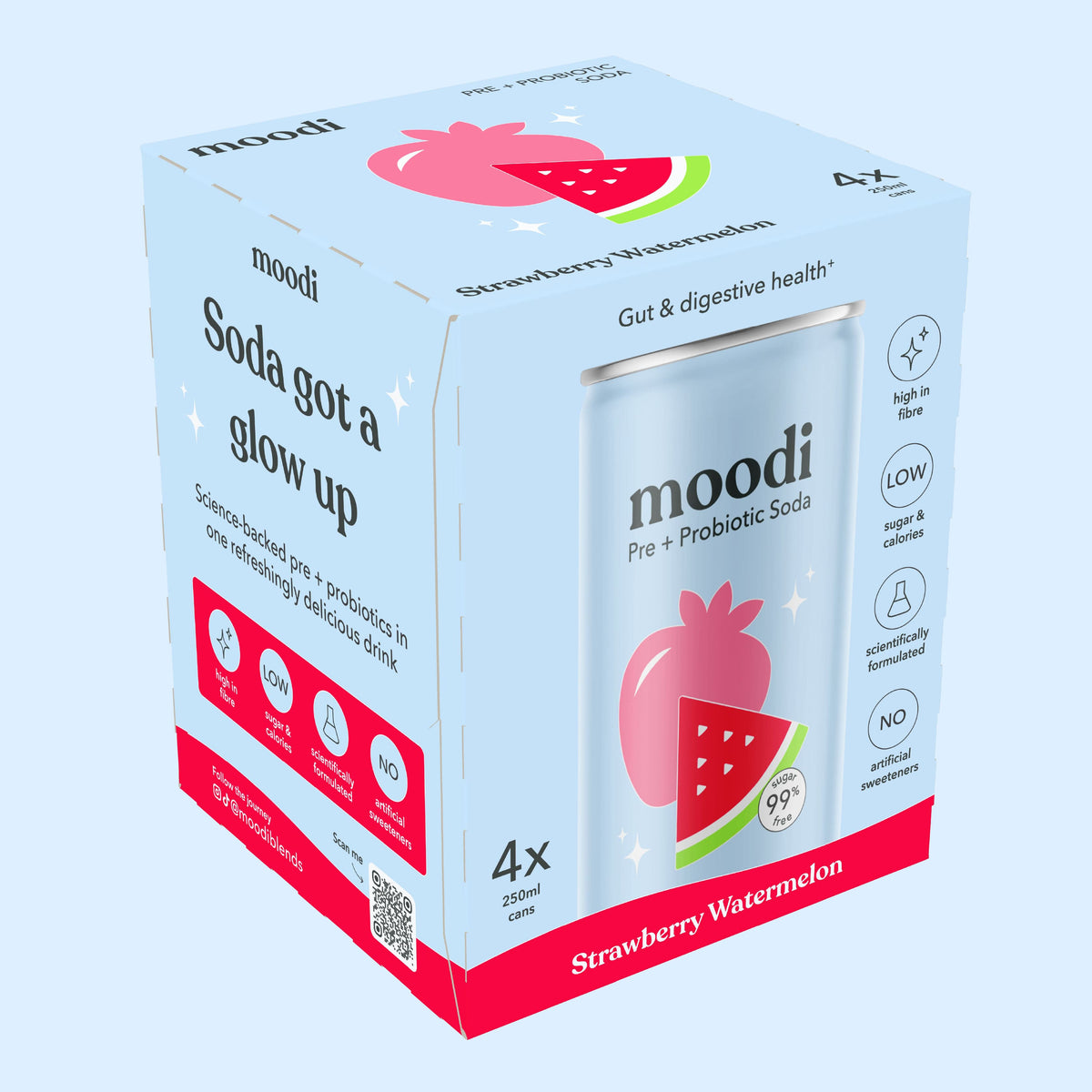 Pre + Probiotic Soda 4 Pack