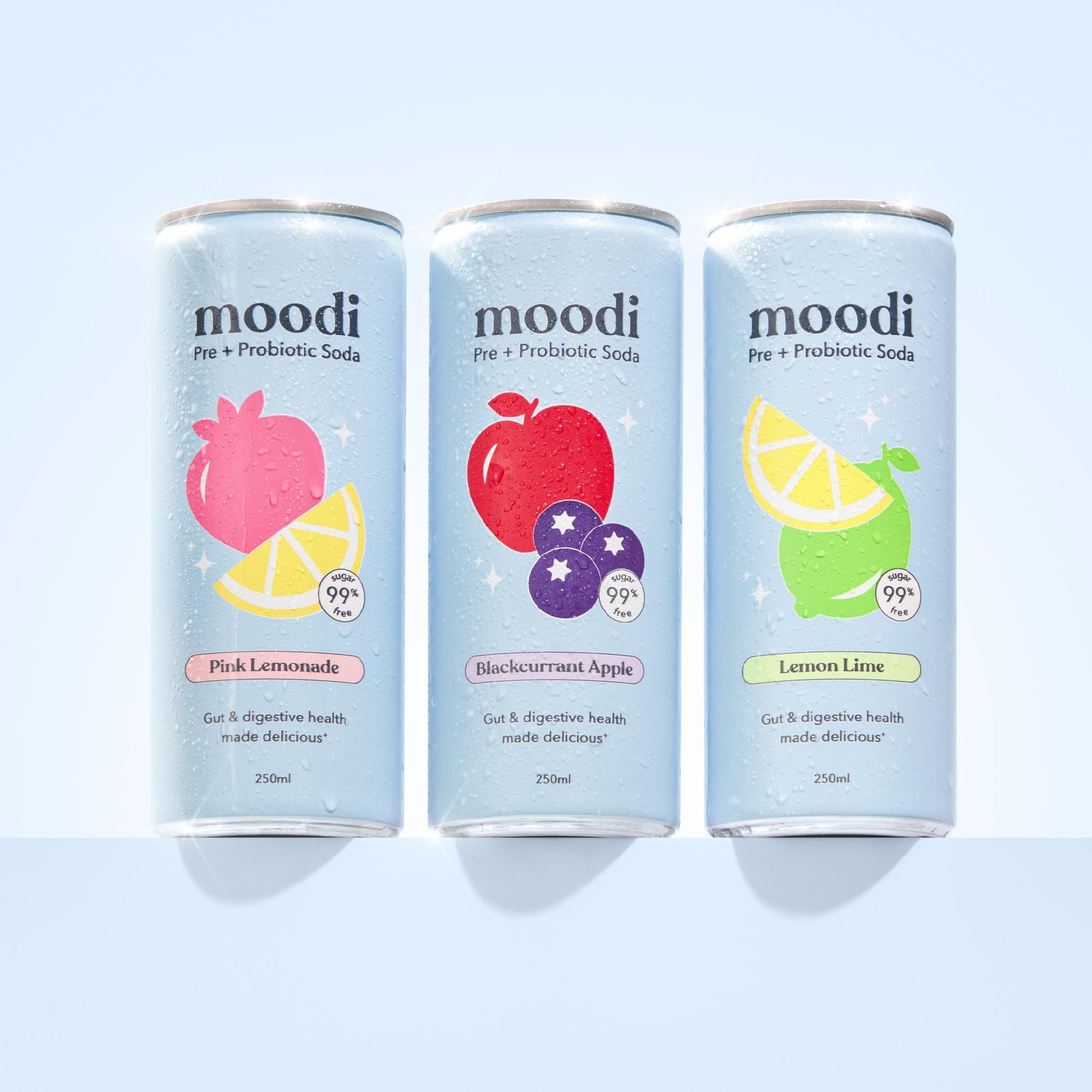 Moodi Pre + Probiotic Soda