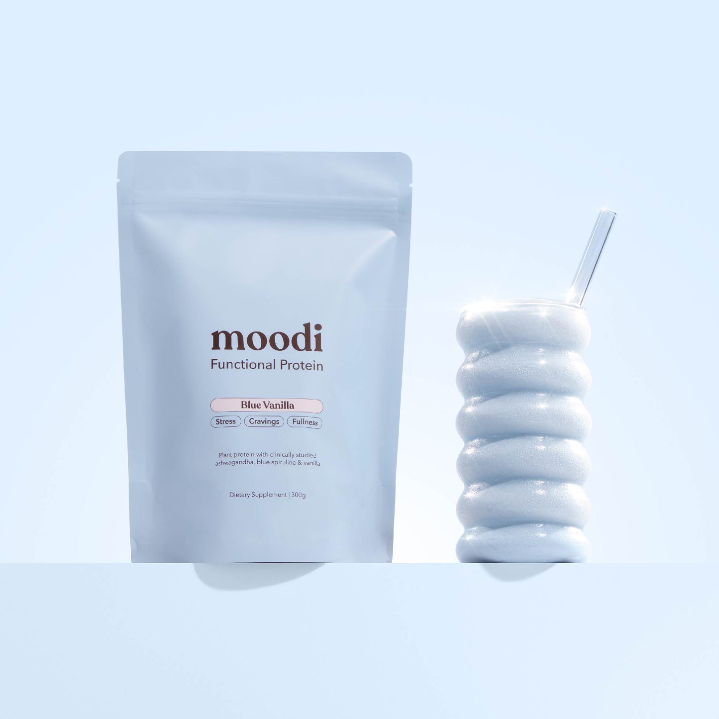 Blue Vanilla - Functional Protein - Moodi