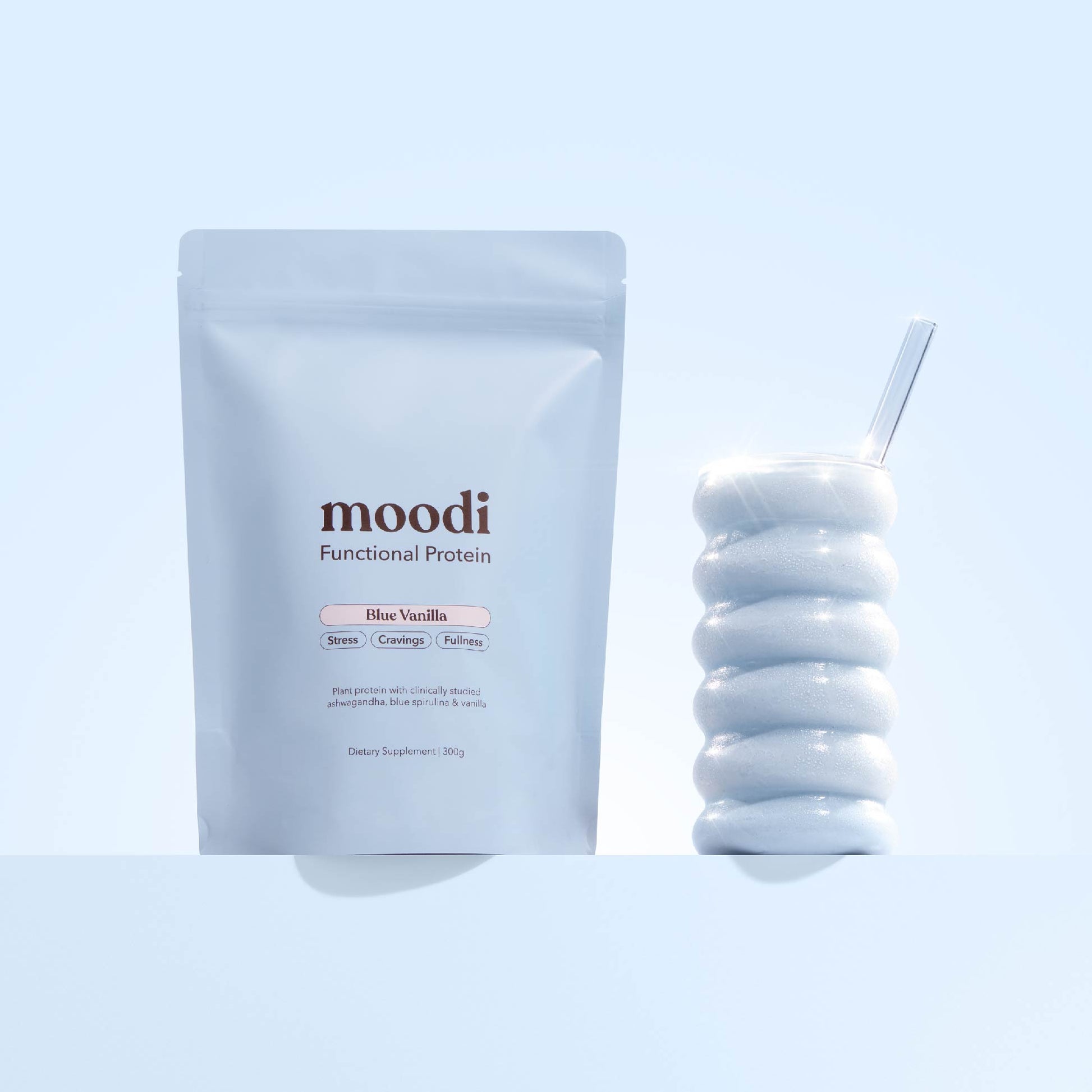 Blue Vanilla - Functional Protein - Moodi