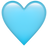 Blue heart emoji