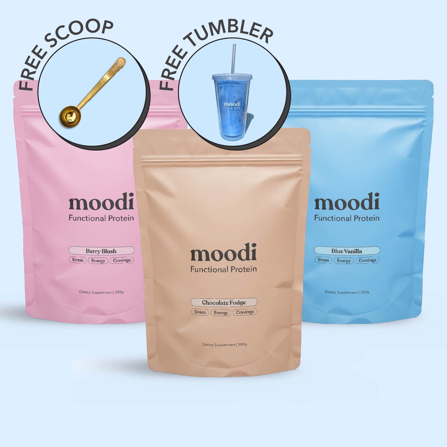 Essentials Protein Starter Kit - Moodi - Functional Protein