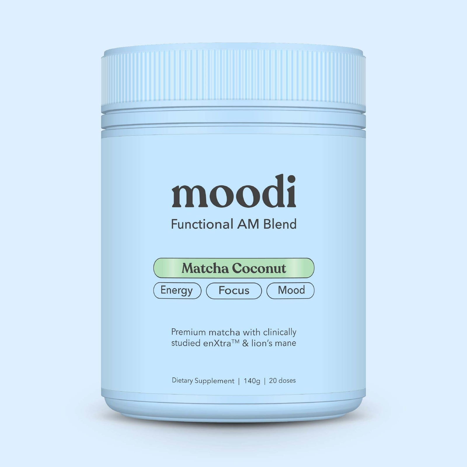 Matcha Coconut - Moodi - Functional AM Blend - For Energy, Focus & Mood