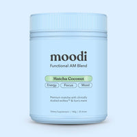 Matcha Coconut - Moodi - Functional AM Blend - For Energy, Focus & Mood