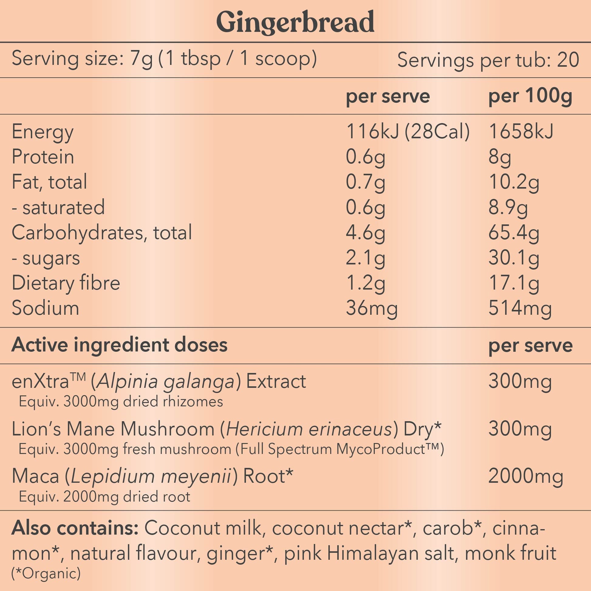 Gingerbread - Functional AM Blend - Moodi