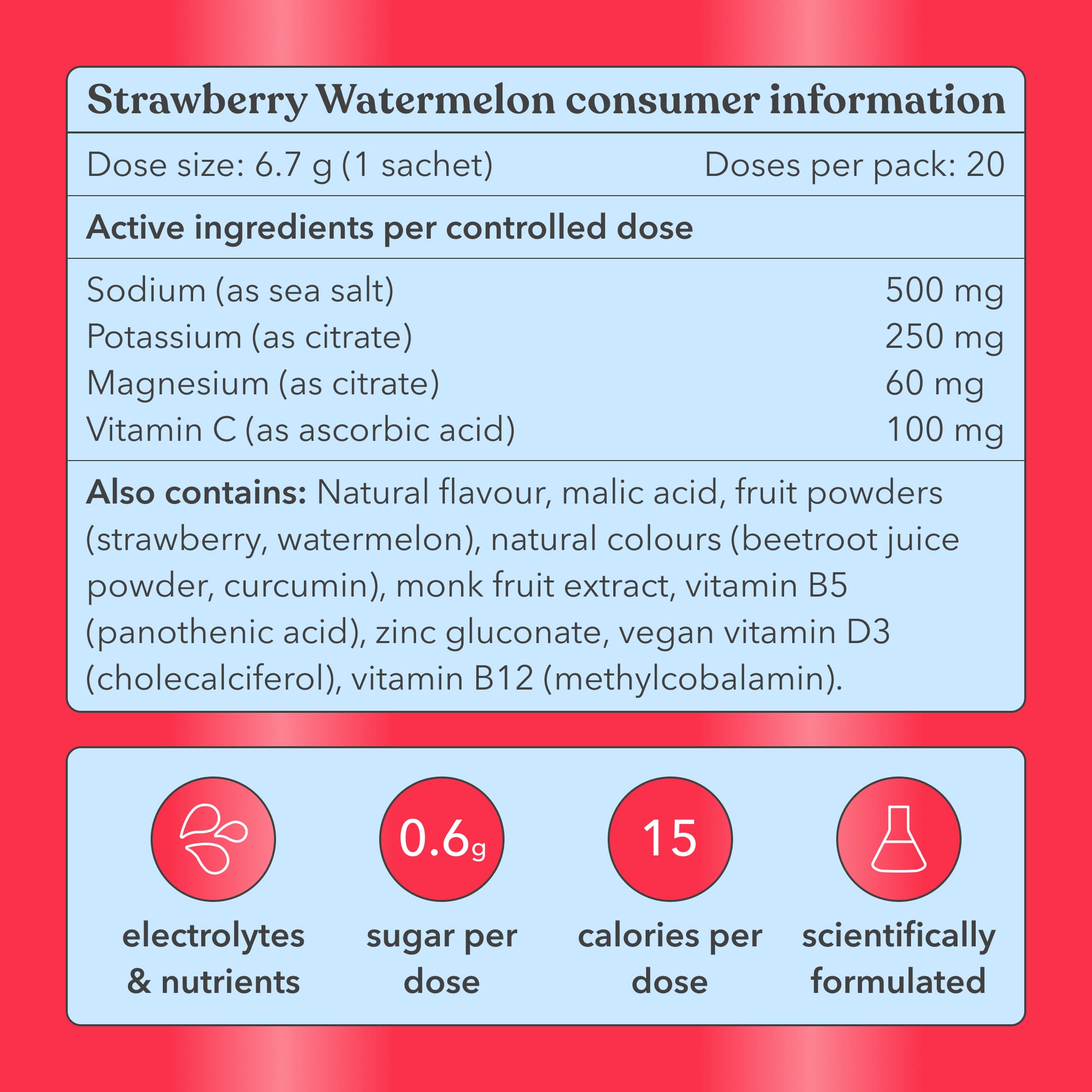 Moodi Strawberry Watermelon Enhanced Electrolytes consumer information