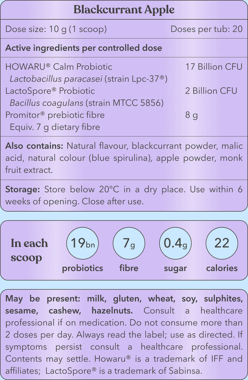 Blackcurrant Apple Consumer Information