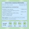Lemon Lime - Pre + Probiotic Blend - For gut, stress, mood - Moodi - Nutrition information