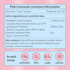Pink Lemonade - Pre + Probiotic Blend - Consumer Information - Moodi
