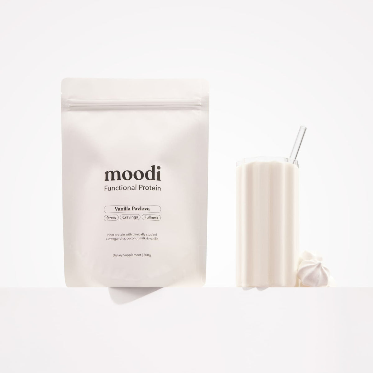 Vanilla Pavlova - Functional Protein - Moodi - Festive Frenzy