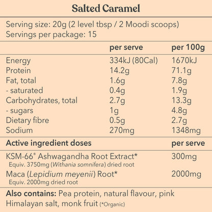 Salted Caramel - Moodi - Functional Protein