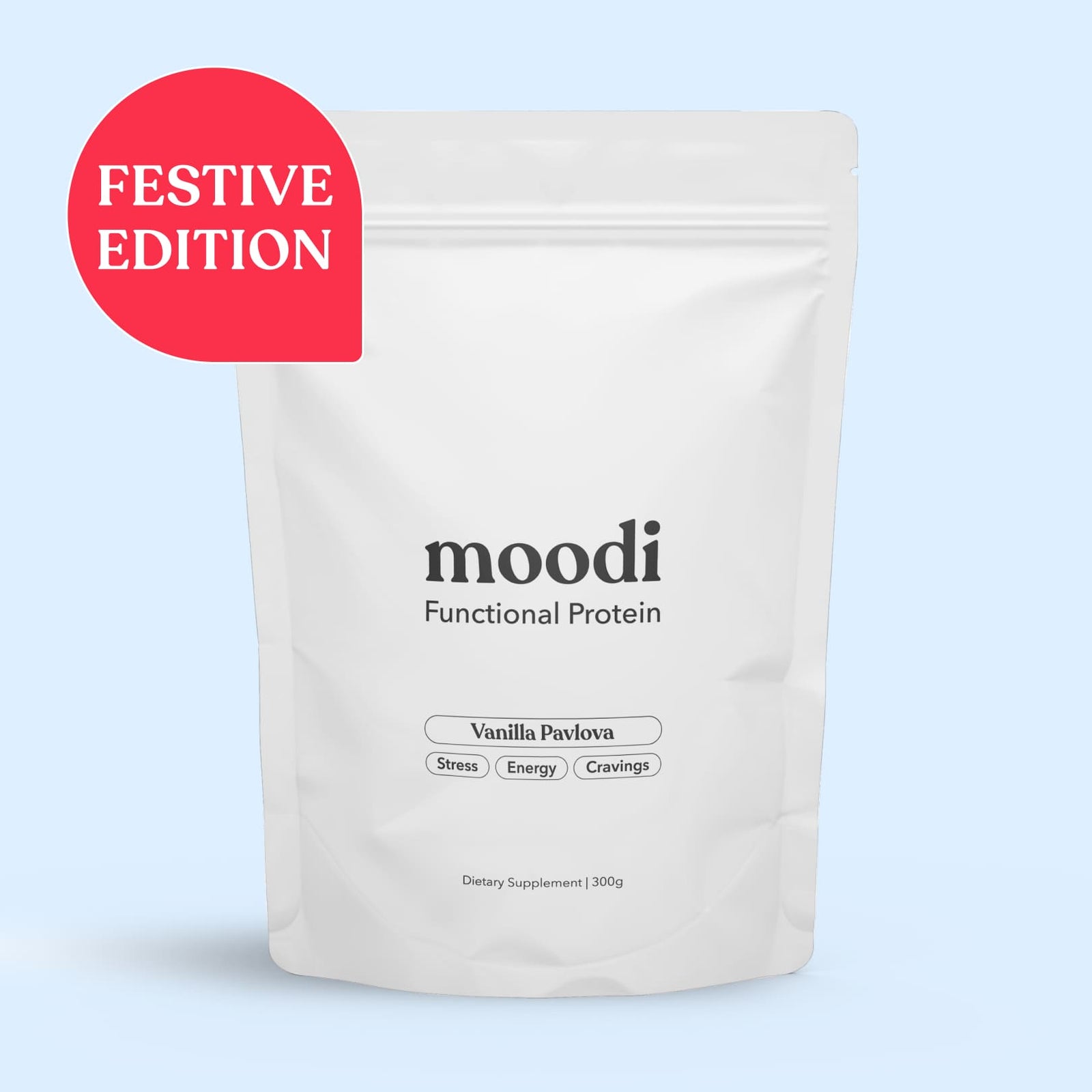 Vanilla Pavlova - Functional Protein - Moodi - Festive Frenzy