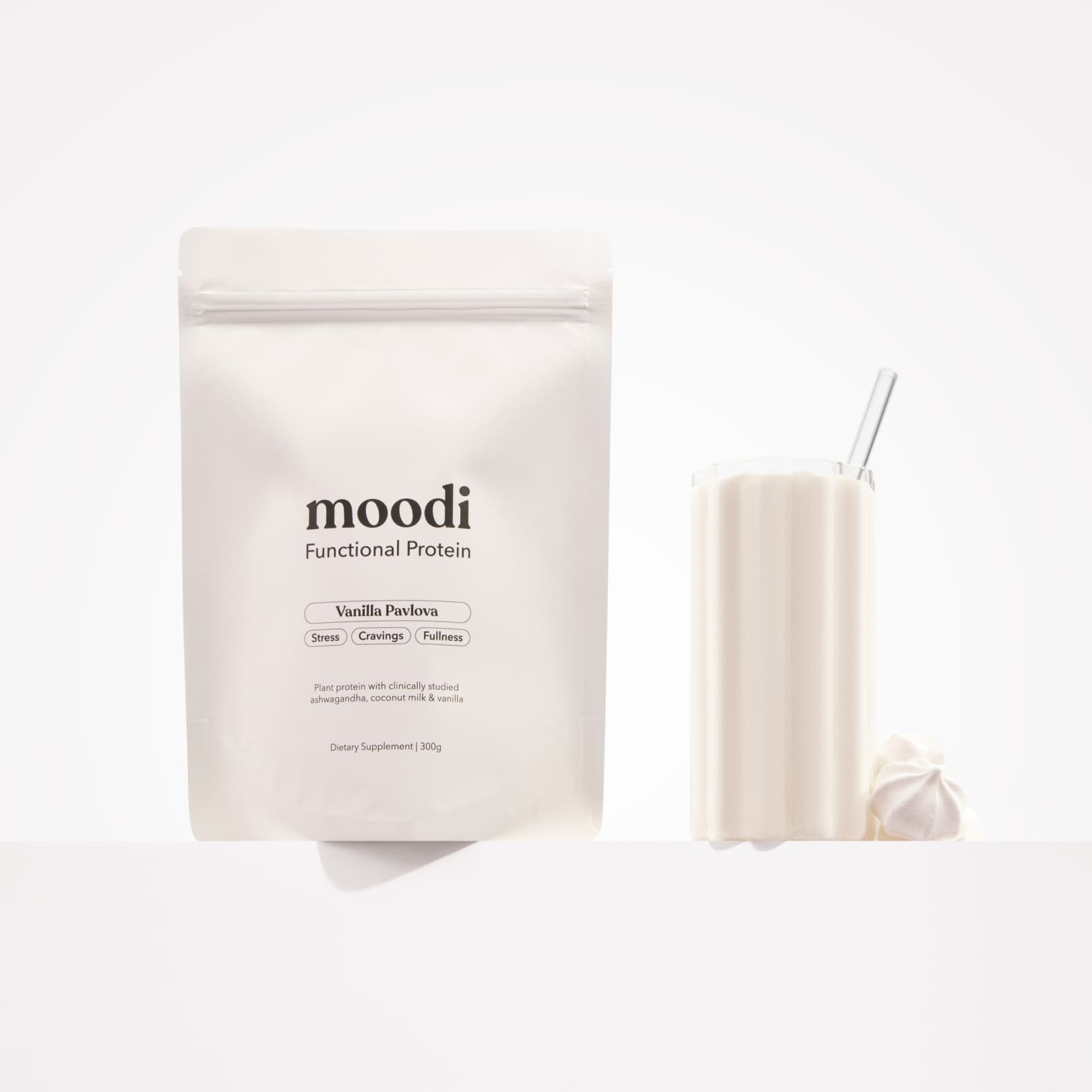 Vanilla Pavlova - Functional Protein - Moodi - Festive Frenzy