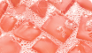 Close-up of ice cubes in sparkling Moodi drink with visible bubbles