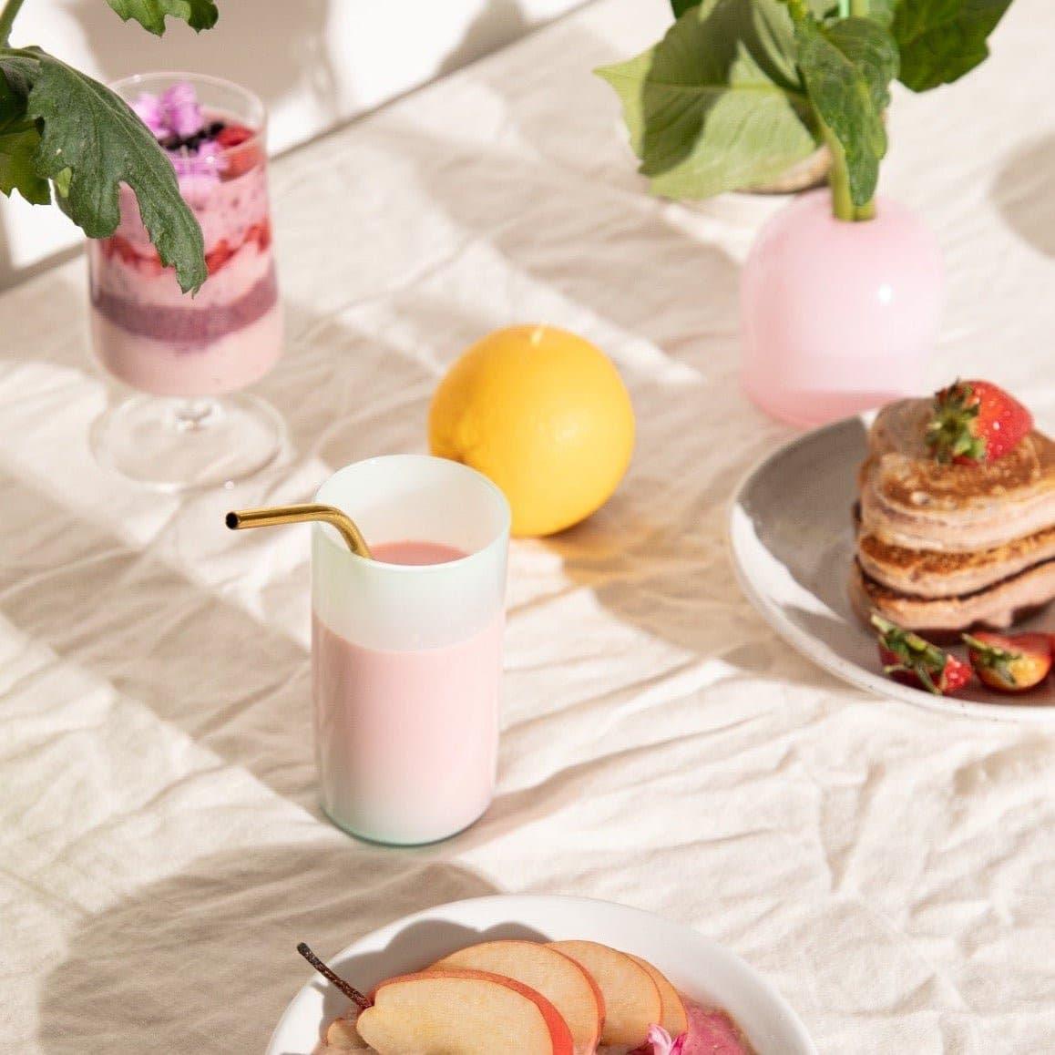 GOLDEN REUSABLE STRAW SET - Moodi